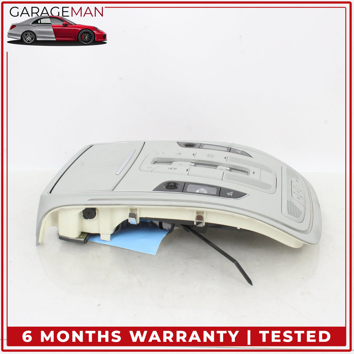 2011-2018 Audi A8 S8 Front Upper Overhead Dome Light Lamp Gray 4H0959719 OEM