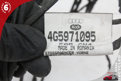 2012-2018 Audi A6 S6 Front Bumper Parking Sensor Wire Harness 4G5971095 OEM