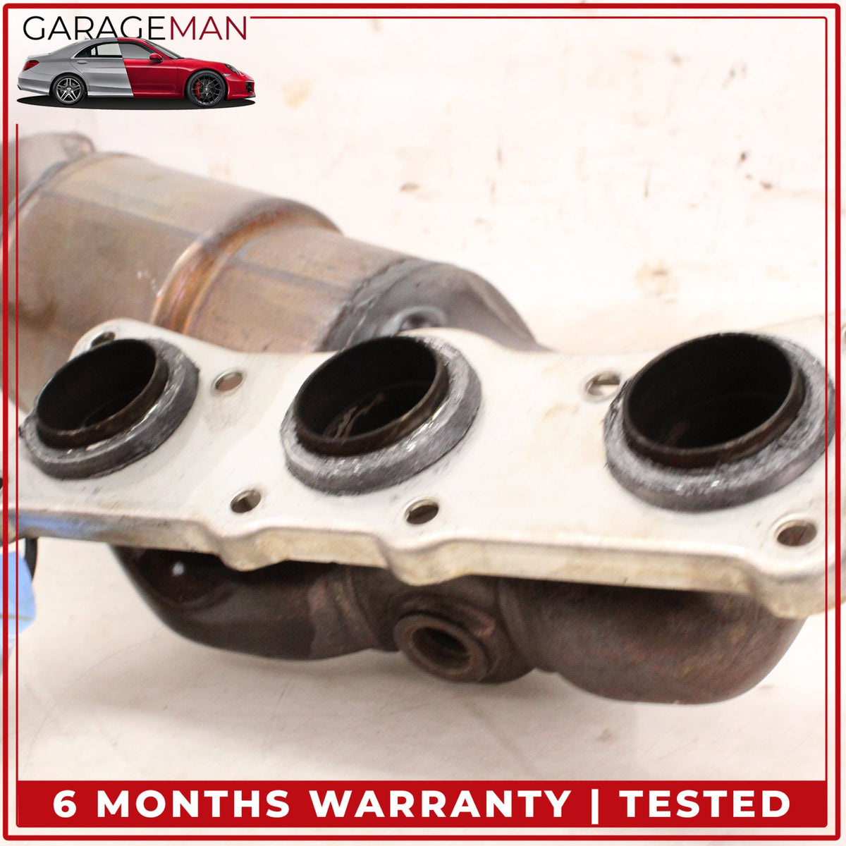 2007-2010 BMW X5 E70 Exhaust Manifold Downpipe Cylinder 1-3 7558769 OEM