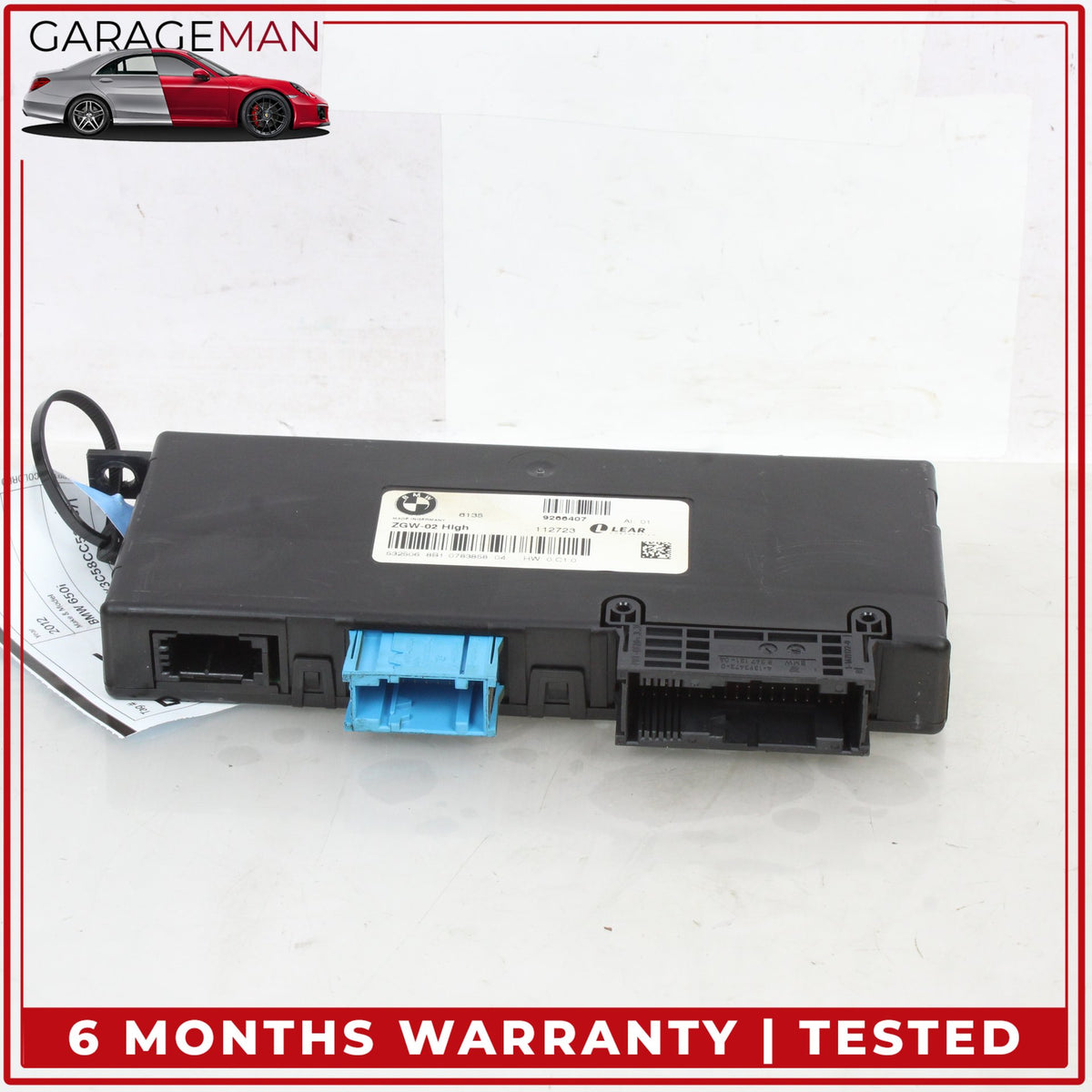 2012-2018 BMW 650i F13 Central Gateway Control Module Unit 9266407 OEM