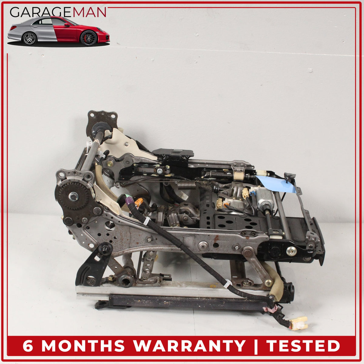 2001-2006 Lexus LS430 XF30 Sedan Front Left Seat Track Rail Frame w/ Motors OEM