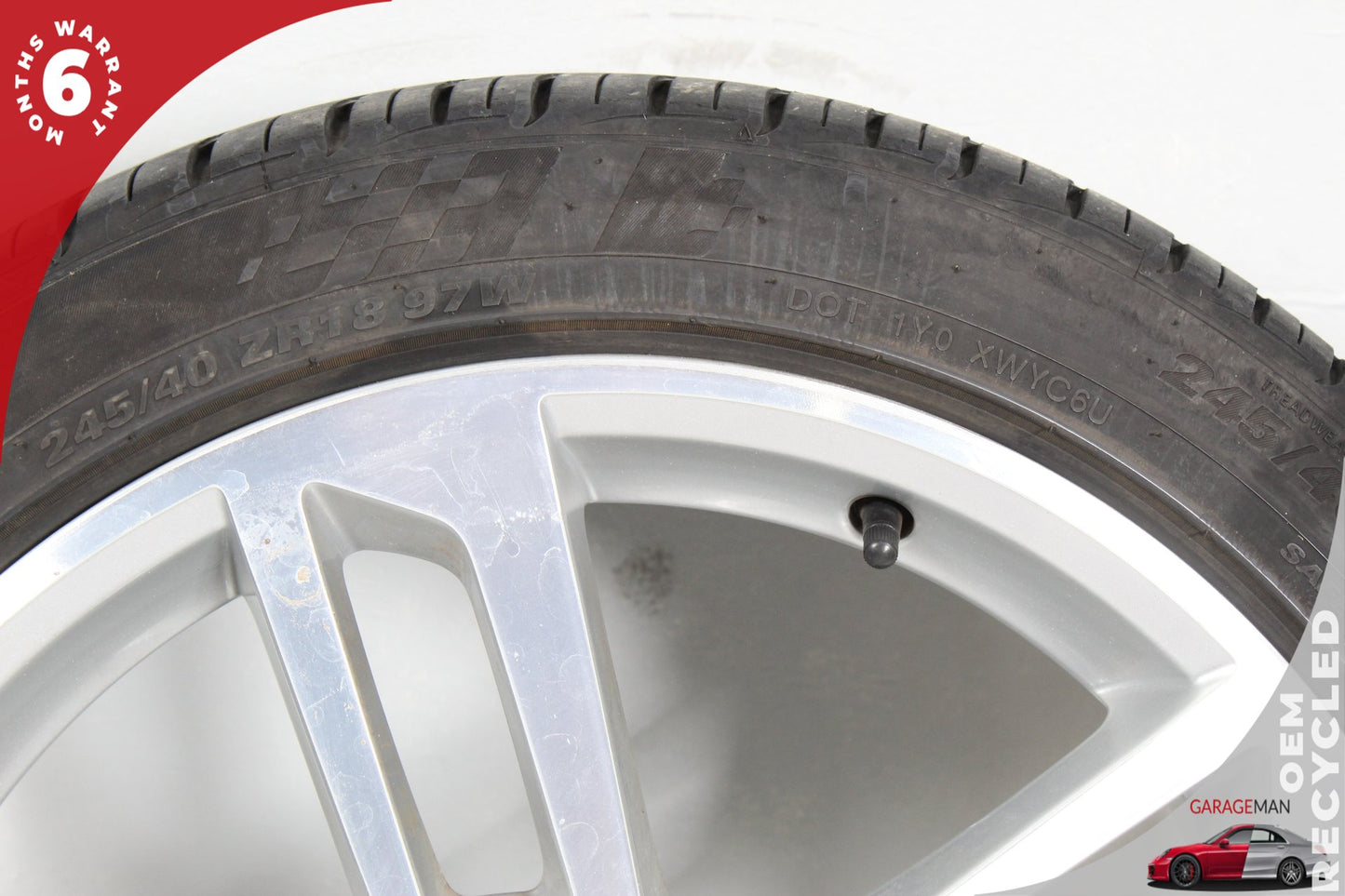 2016-2023 Audi TT Wheel Rim w/ Tire Twin 5 Spoke 8.5JX18H2 ET50 8S0601025E OEM