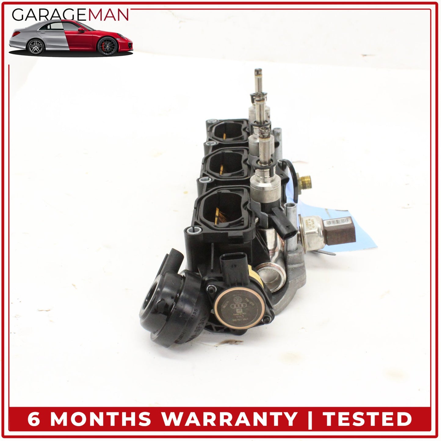 2009-2018 Audi A6 Porsche Cayenne 958 Left Lower Intake Manifold w/ Injectors