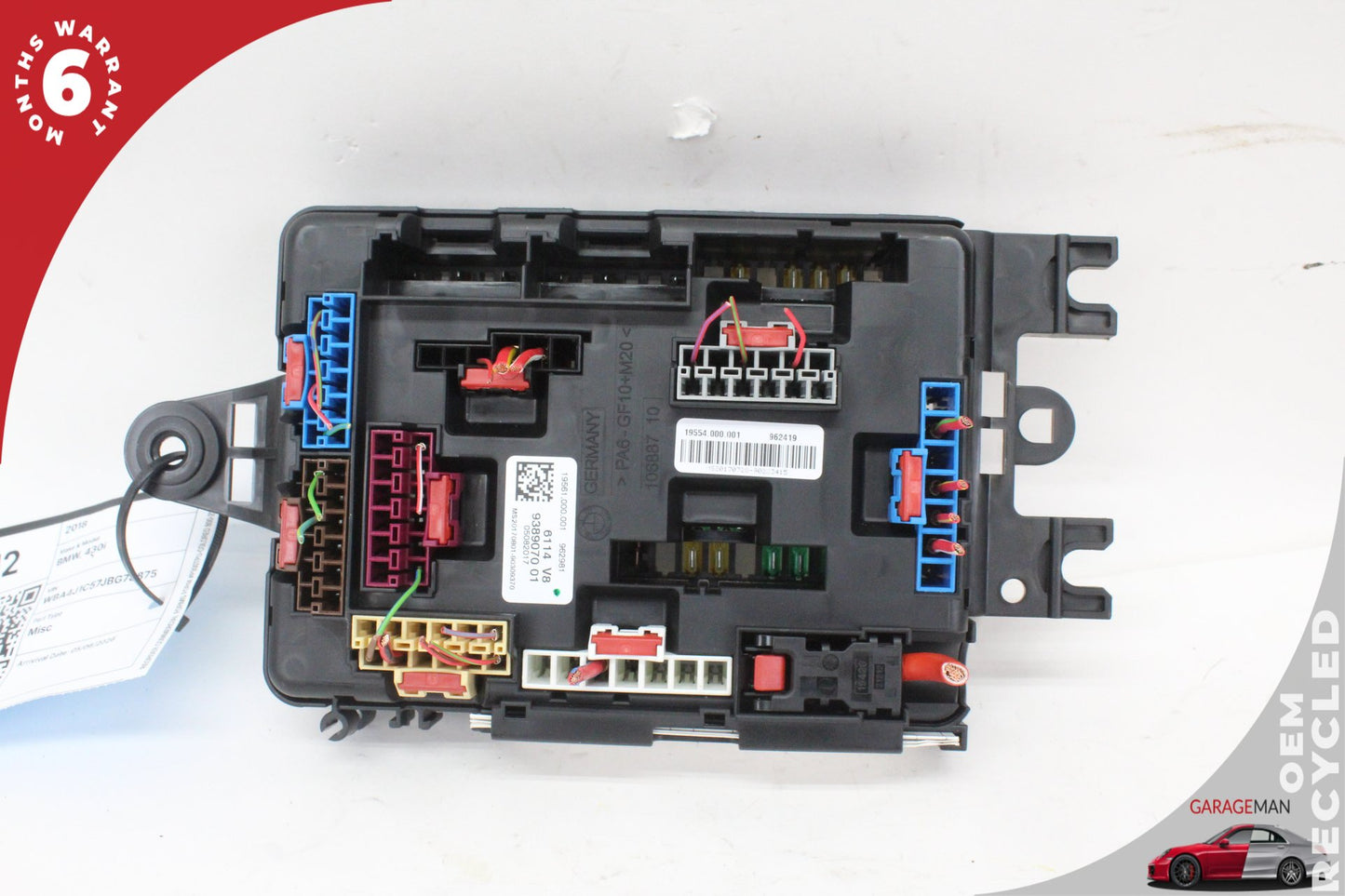 2014-2020 BMW 430i F36 Rear Terminal Junction Relay Fusebox Fuse Box 9389070 OEM