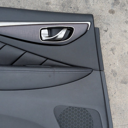2016-2018 Infiniti Q50 V37 Front and Rear Left and Right Door Trim Panel Set OEM