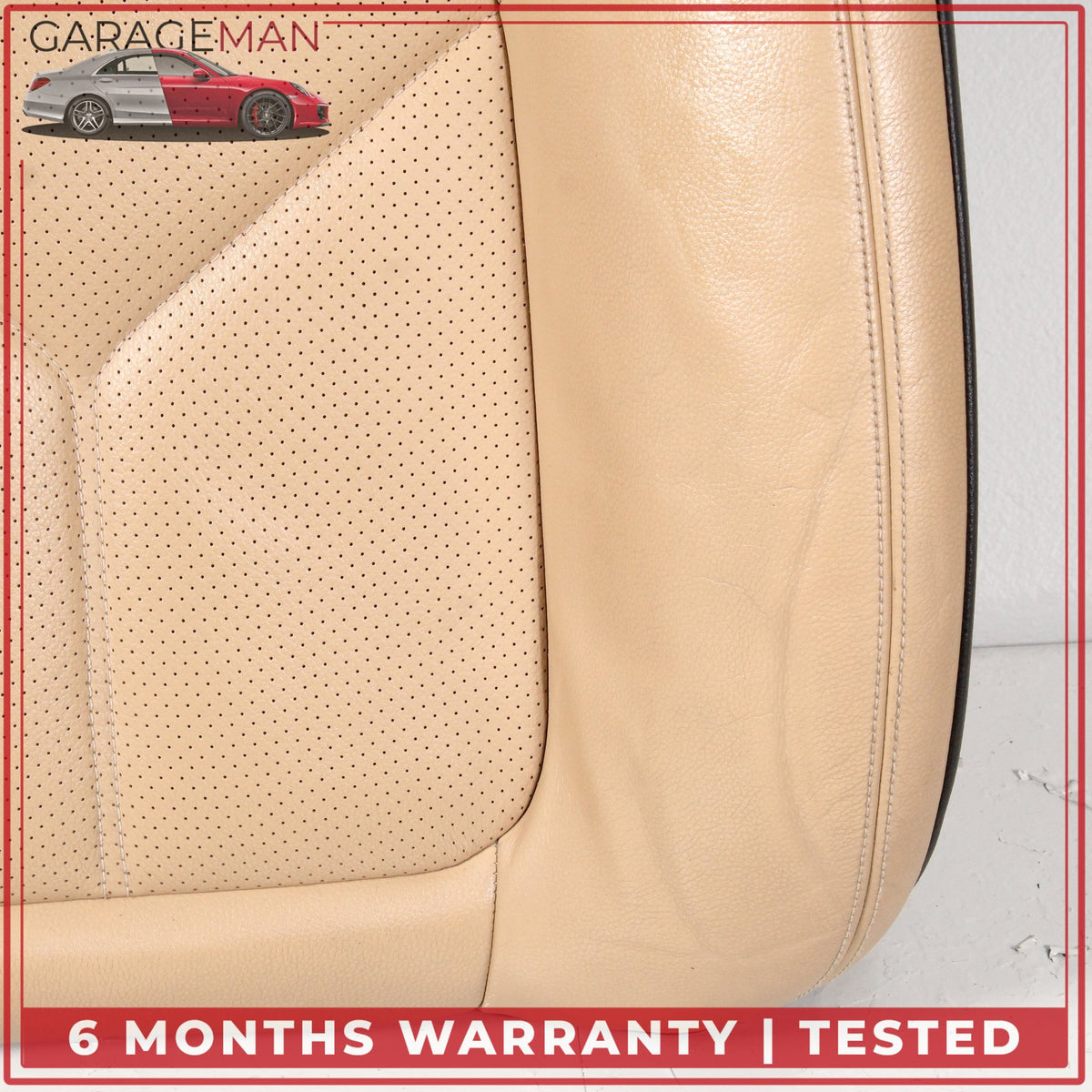 2011-2018 Porsche Cayenne 958 Front Right Side Top Upper Seat Cushion Beige OEM