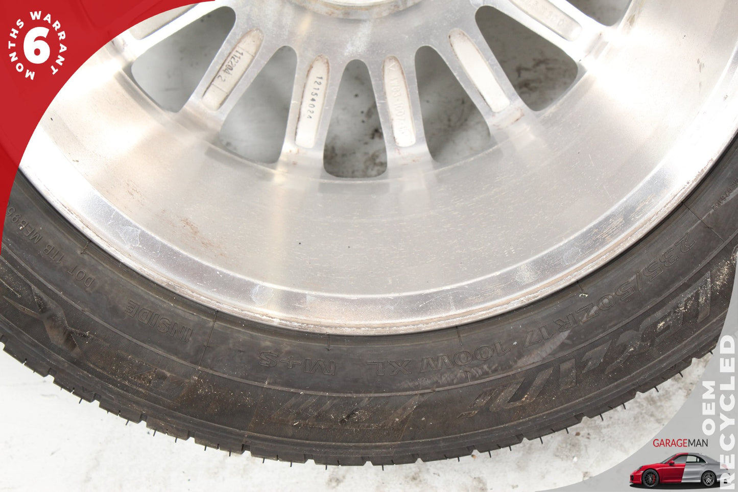 2002-2005 Ford Thunderbird 16 Spoke Wheel Rim w/ Tire 17X7.5JX60 4W631007BC OEM