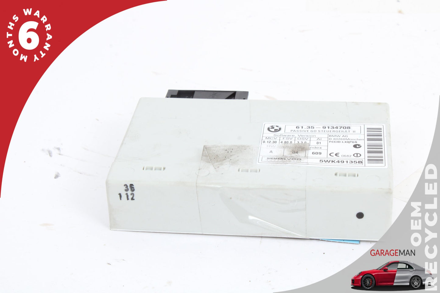 2008-2013 BMW 128i Keyless Key Less Go Entry Control Module Unit 9134708 OEM