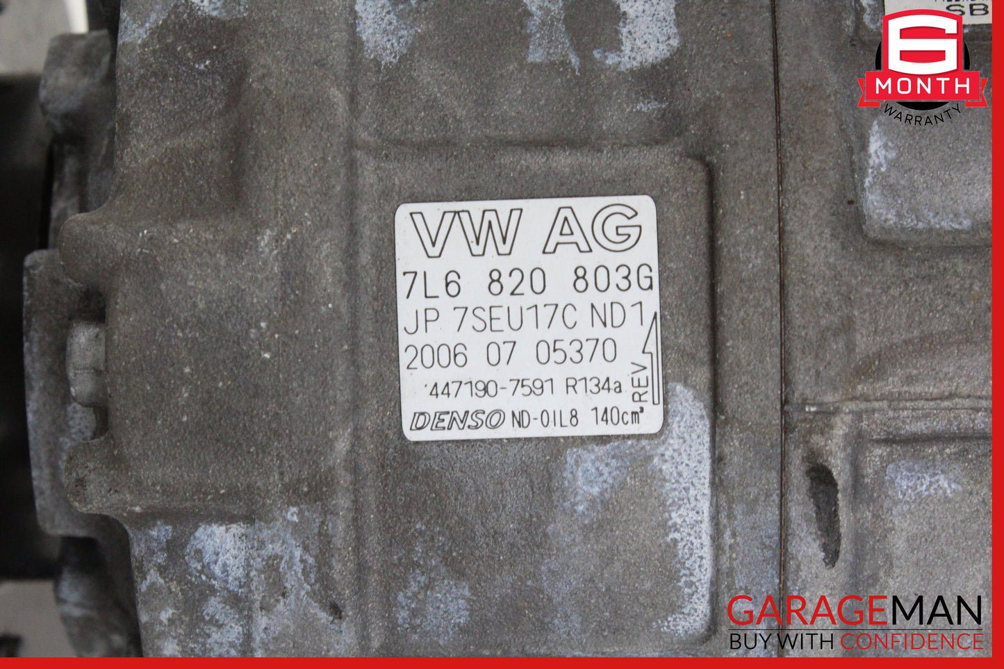 2007-2009 Audi Q7 AC A/C Air Conditioning Compressor 7L6820803G OEM