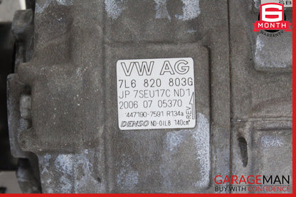 2007-2009 Audi Q7 AC A/C Air Conditioning Compressor 7L6820803G OEM
