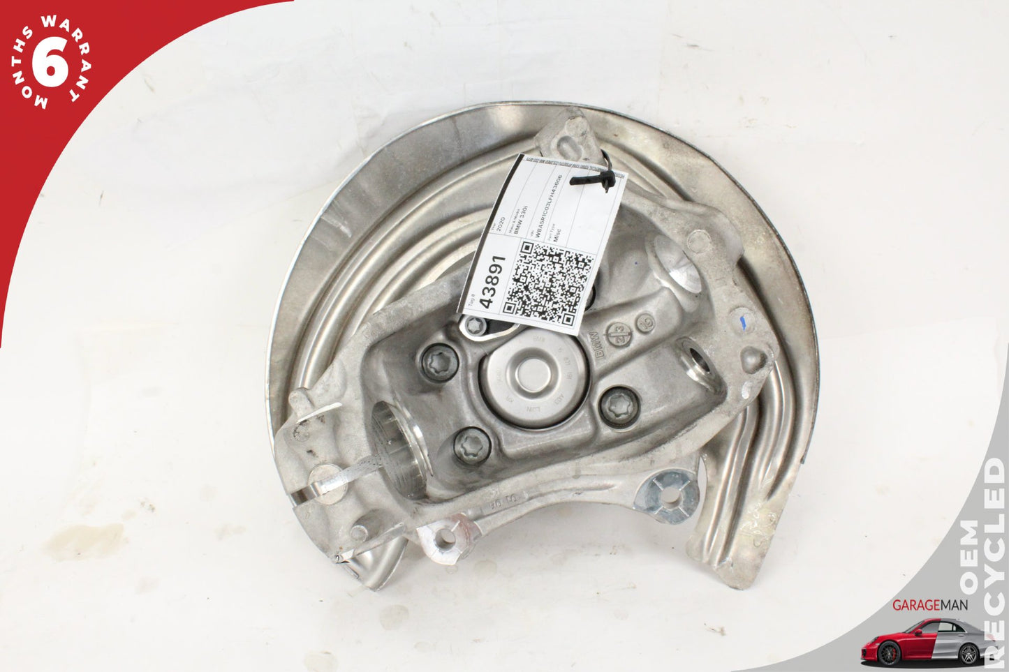 2019-2025 BMW 330i G20 RWD 2.0L Front Left Driver Side Spindle Knuckle Wheel Hub 59251510