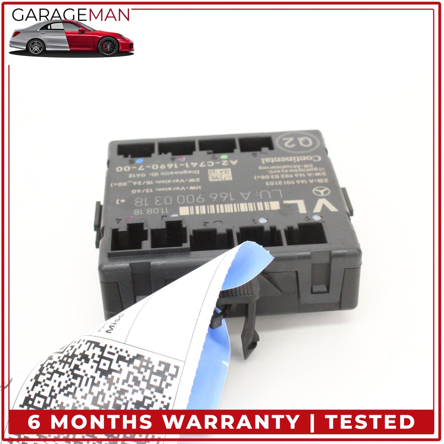 2012-2020 Mercedes-Benz CLA250 W117 Sedan Left Front Door Control Module 1669000318 OEM