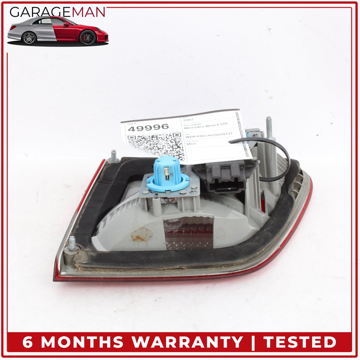2000-2003 Mercedes W210 E320 Wagon Rear Left Side Inner Tail Light Lamp OEM