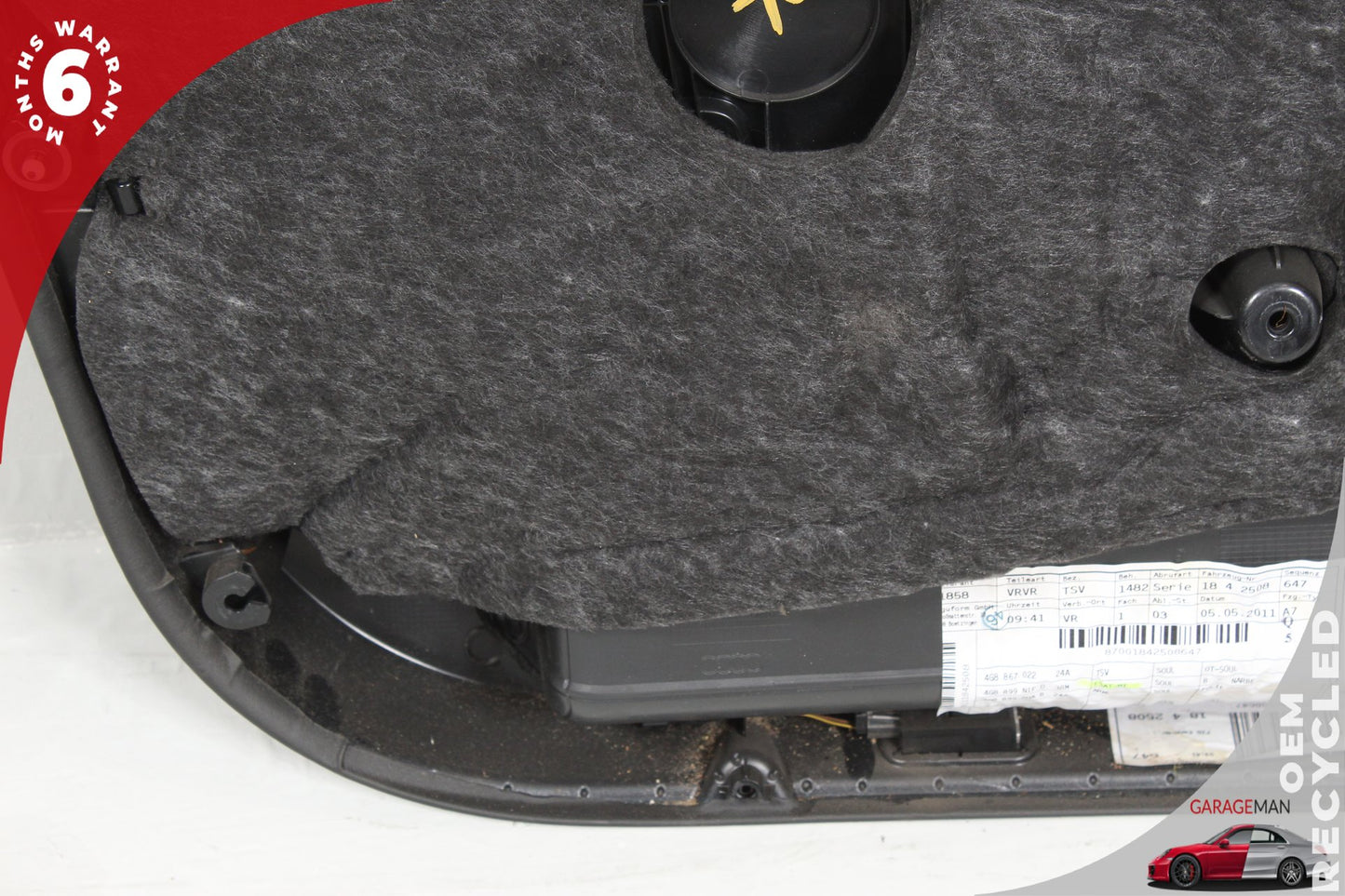 2012-2018 Audi A7 S7 RS7 Front Right Door Interior Trim Panel 4G8837020A OEM