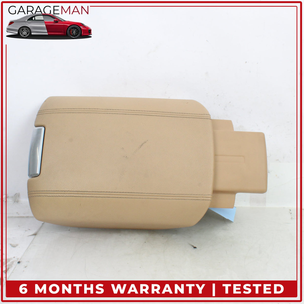 2011-2018 Porsche Cayenne 958 Front Center Console Armrest Lid Cover Beige OEM