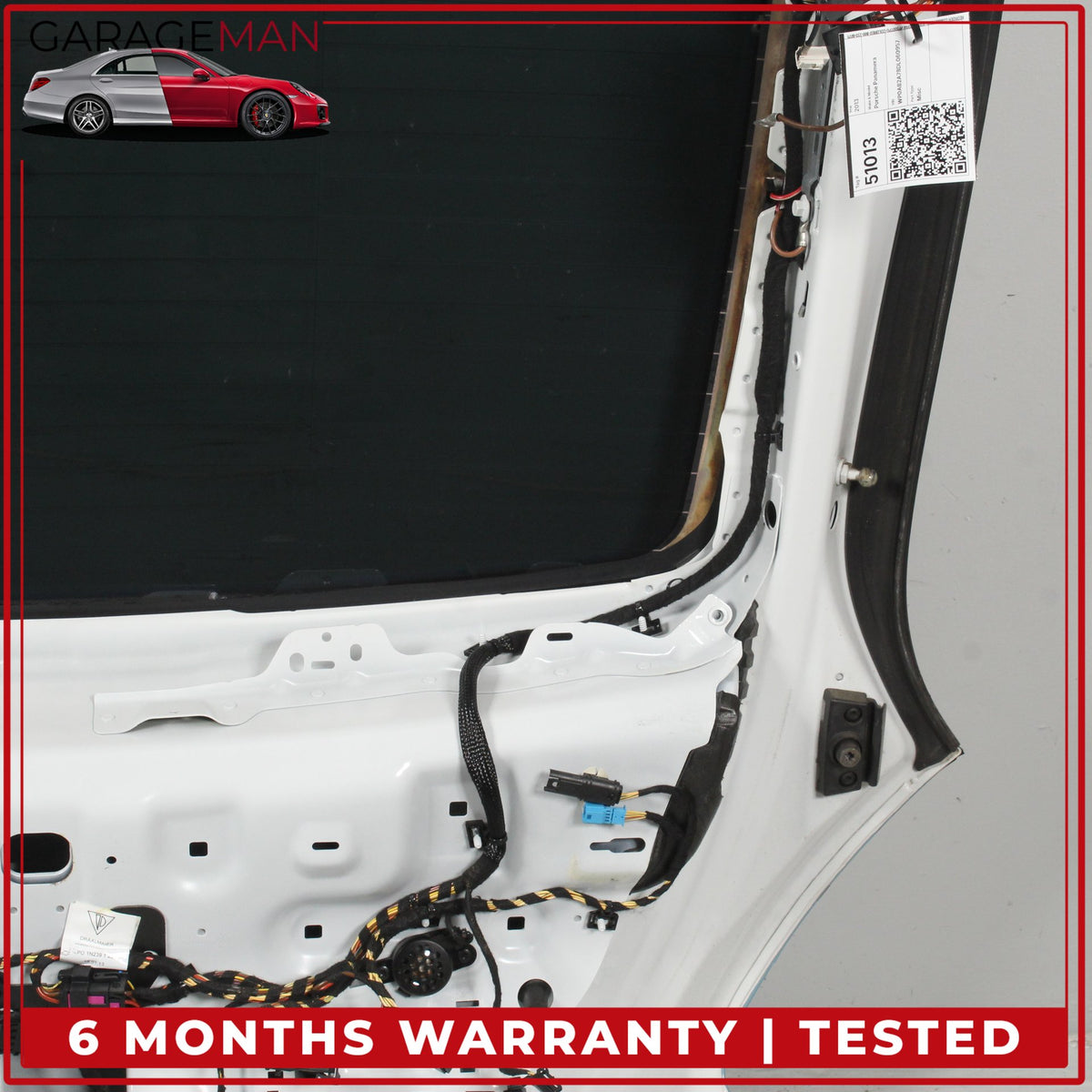 2010-2013 Porsche Panamera 970 Rear Trunk Lid Panel w/ Glass Assembly Blue OEM