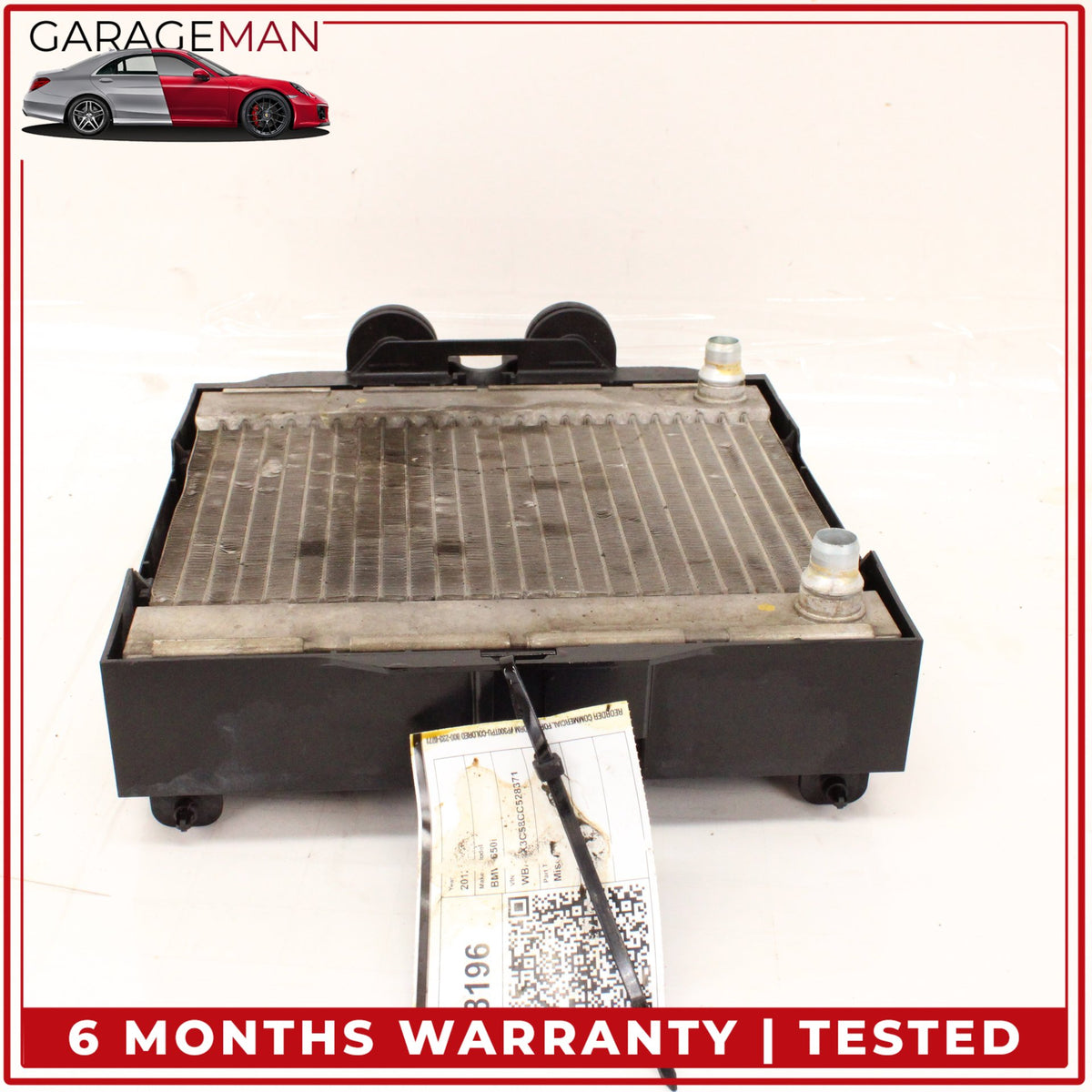 2012-2019 BMW 650i F13 RWD Left Driver Side Auxiliary Radiator 7805630 OEM