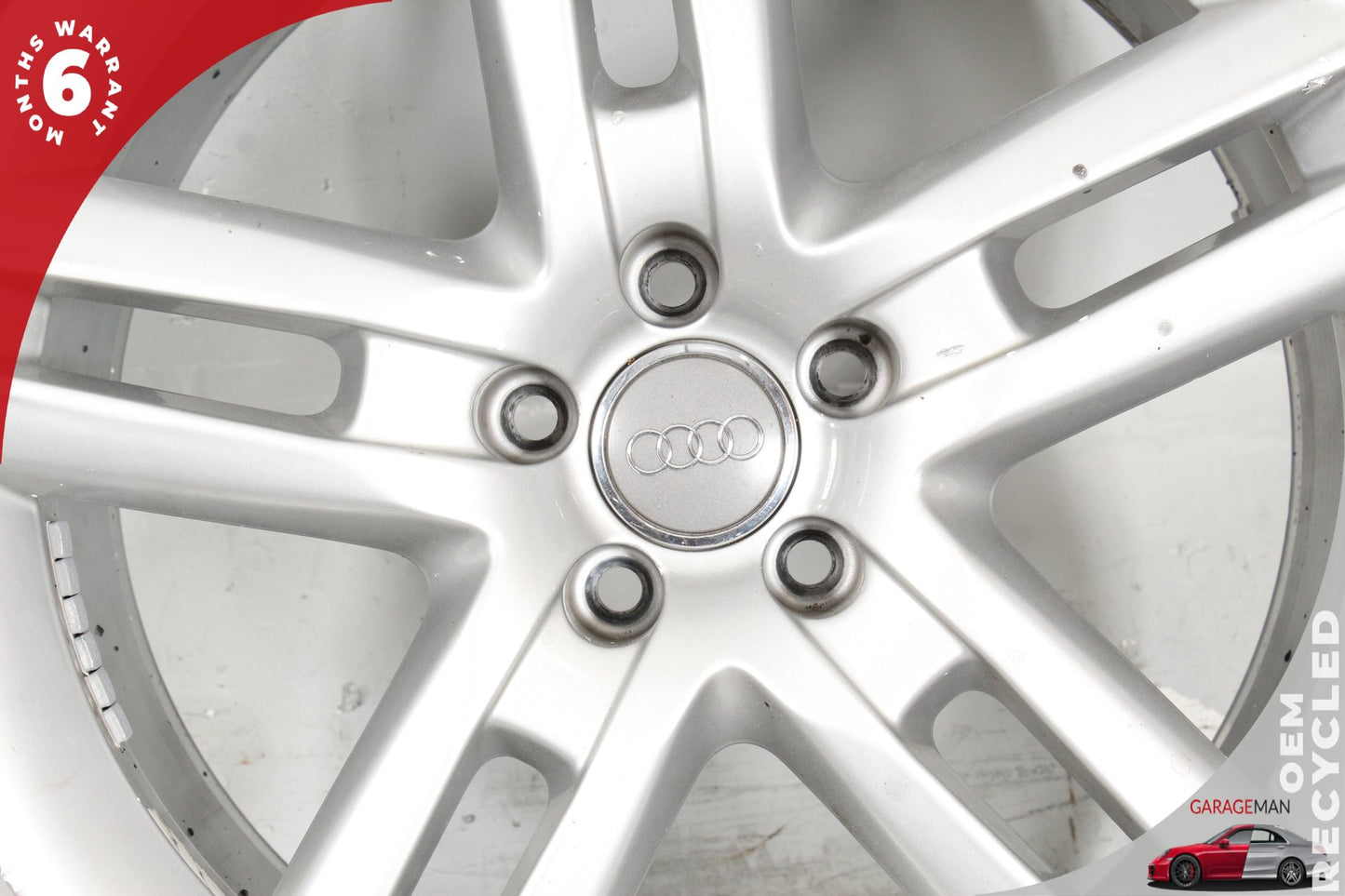 2012-2018 Audi A6 C7 8.5 x 19 19" Wheel Rim Twin 5 Spoke 4G0601025BQ OEM