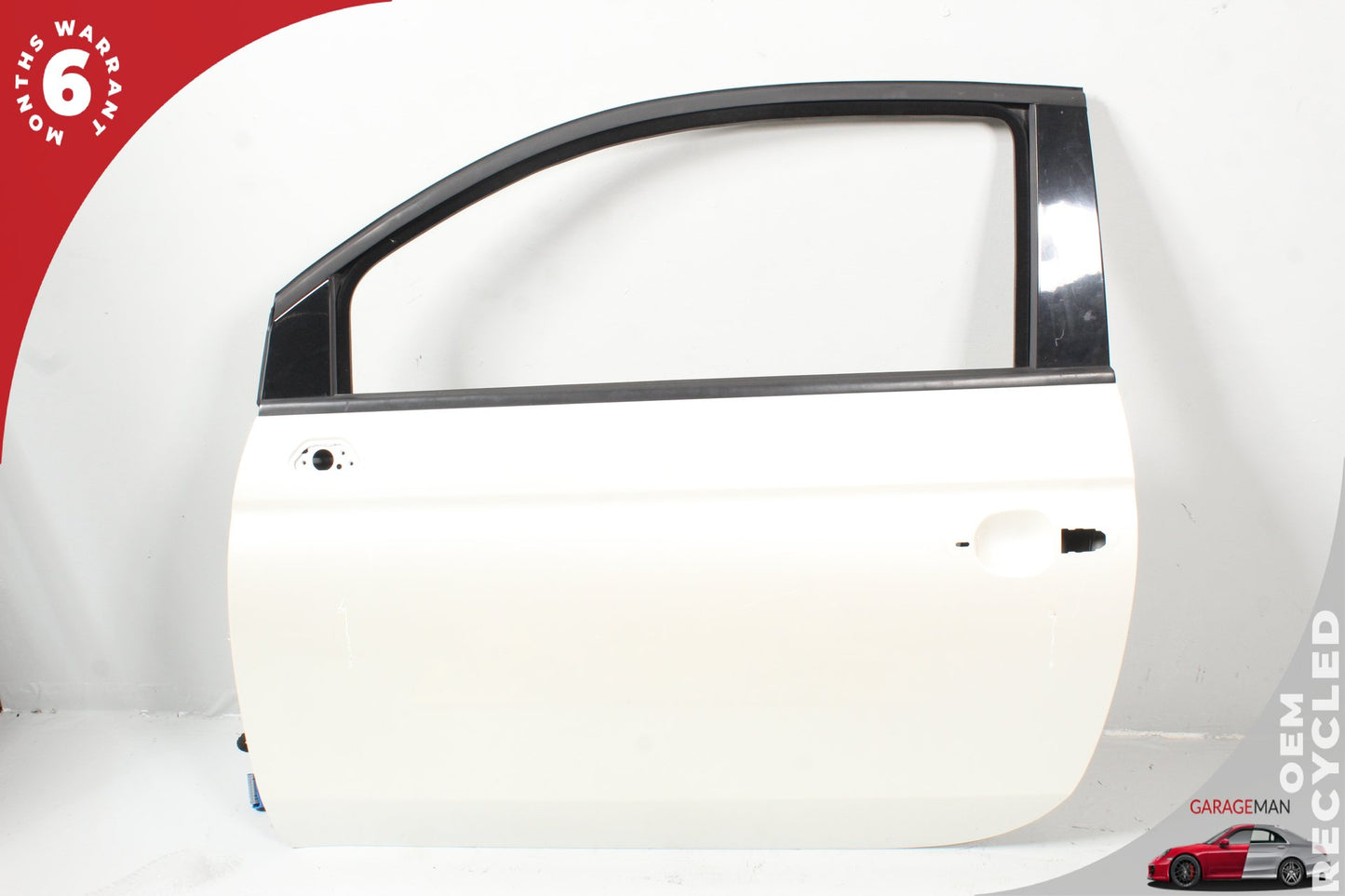 2012-2017 Fiat 500e Front Left Driver Side Door Shell White 68070585AA OEM