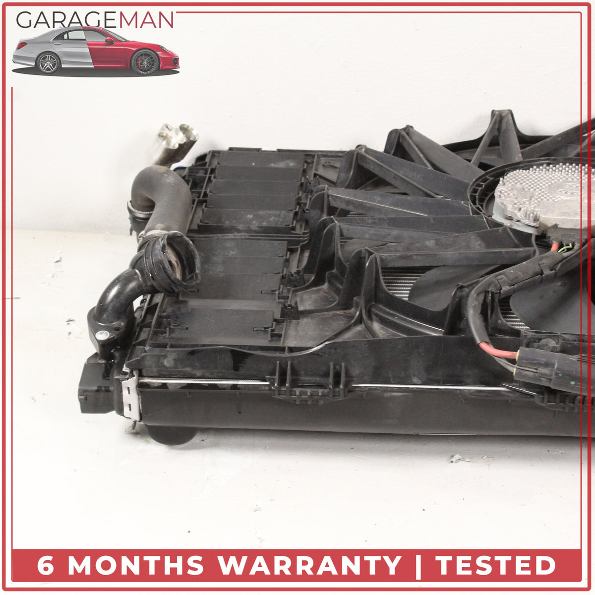 2010-2016 Porsche Panamera 970 Engine Cooling Radiator AC A/C Condenser OEM