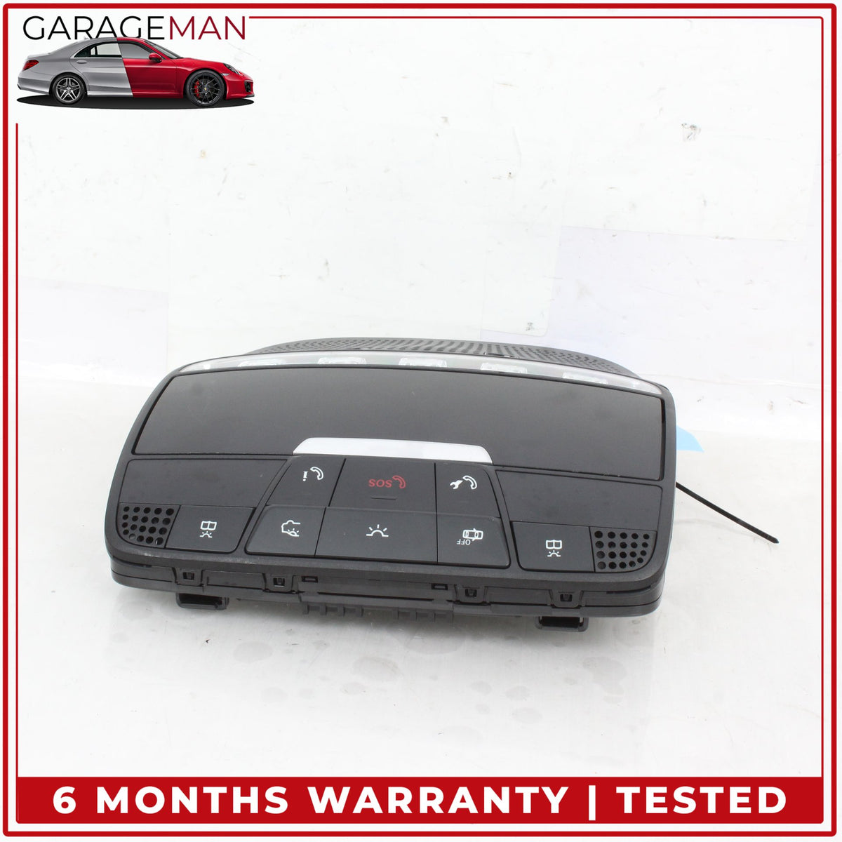 2015-2019 Mercedes X253 GLC300 Overhead Dome Light Lamp Black 0009008807 OEM