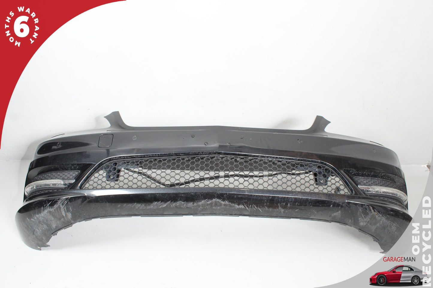 2010-2013 Mercedes-Benz S550 W221 Sedan Front Bumper Cover Assembly 2218801305 MAGNETITE BLACK