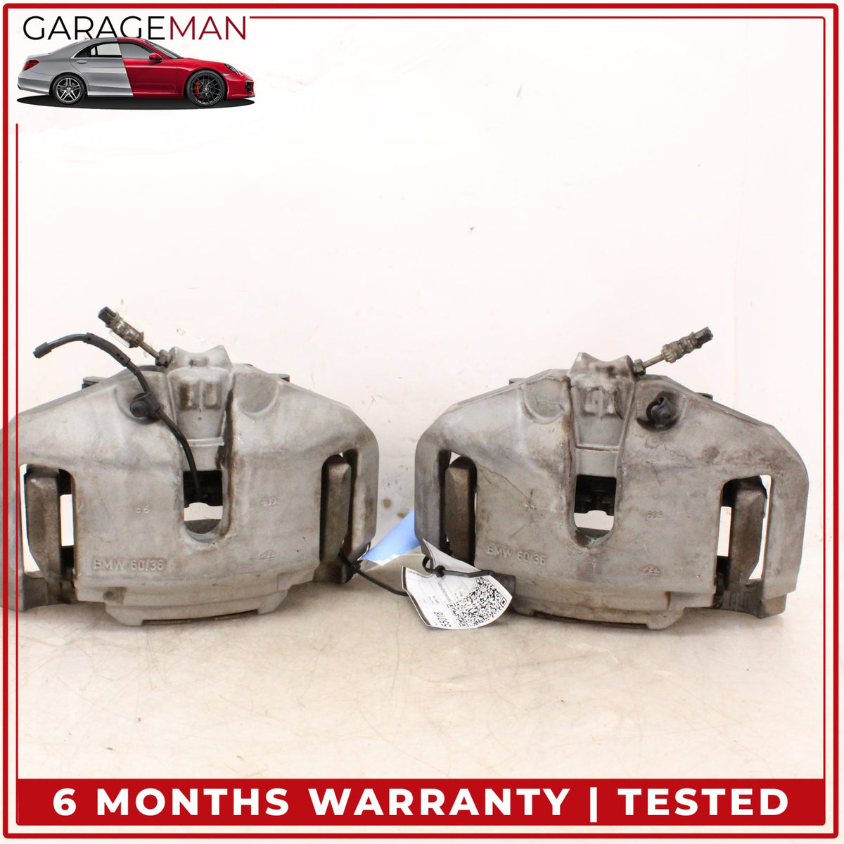 2009-2017 BMW 740i F01 Front Left and Right Side Brake Caliper Set 6786817 OEM
