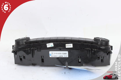 2006-2011 Mercedes W219 CLS550 A/C Heater Climate Control Switch Panel OEM