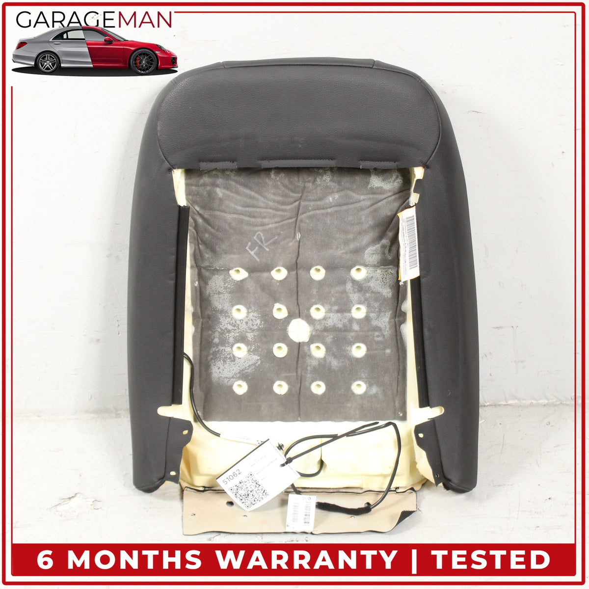 2012-2018 BMW 320i xDrive Front Right Upper Seat Cushion 7308728 OEM
