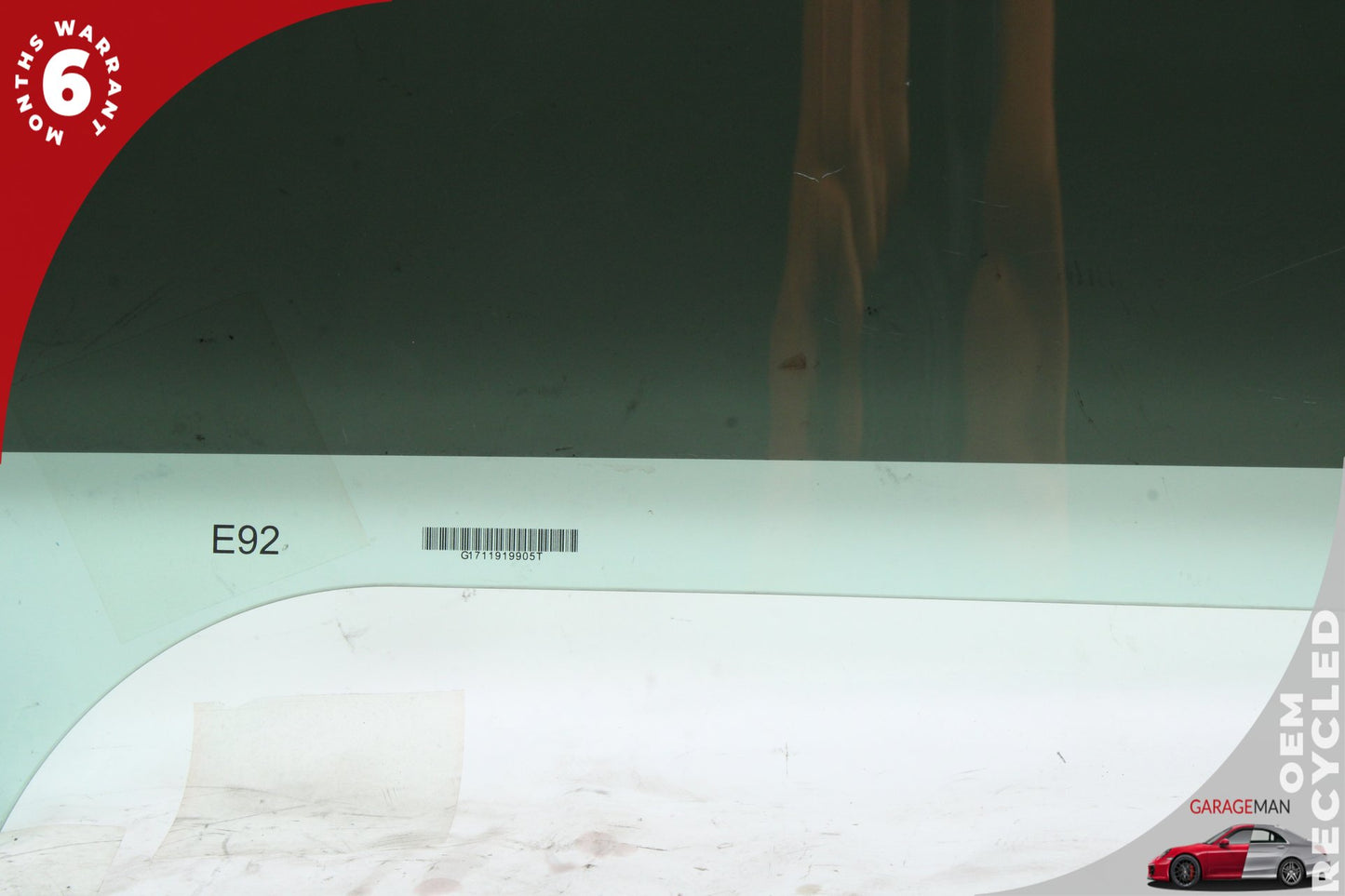 2007-2013 BMW 335is Coupe Front Left Driver Side Door Window Glass 7119199 OEM
