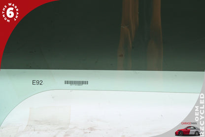2007-2013 BMW 335is Coupe Front Left Driver Side Door Window Glass 7119199 OEM