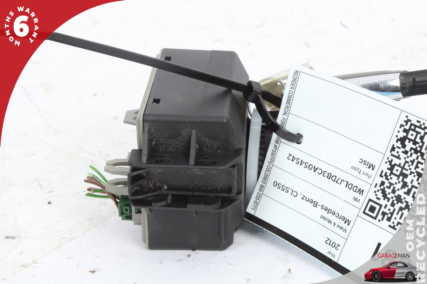 2010-2016 Mercedes W218 CLS550 Ignition Switch Module w/ Key 2129055800 OEM