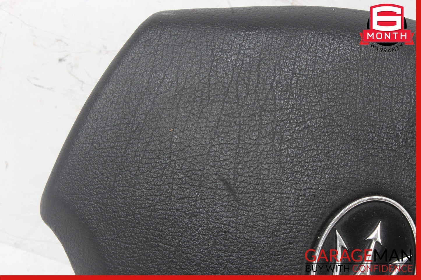 03-13 Maserati Quattroporte M139 Steering Wheel Air Bag Airbag Black OEM