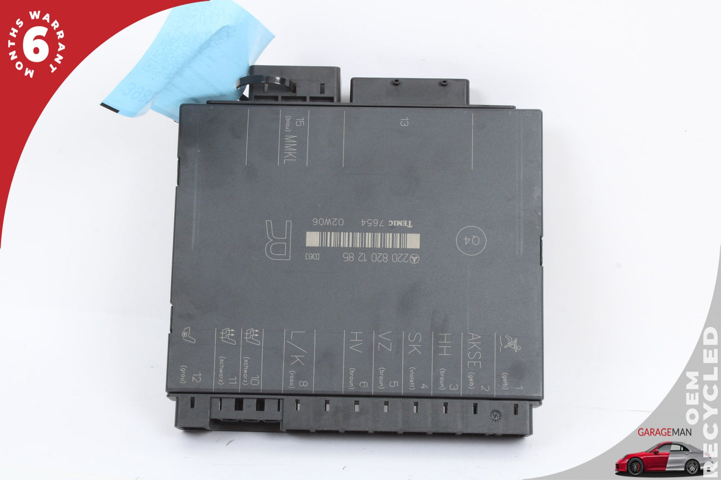 00-02 Mercedes-Benz S500 W220 Front Right Seat Control Module 2208201285