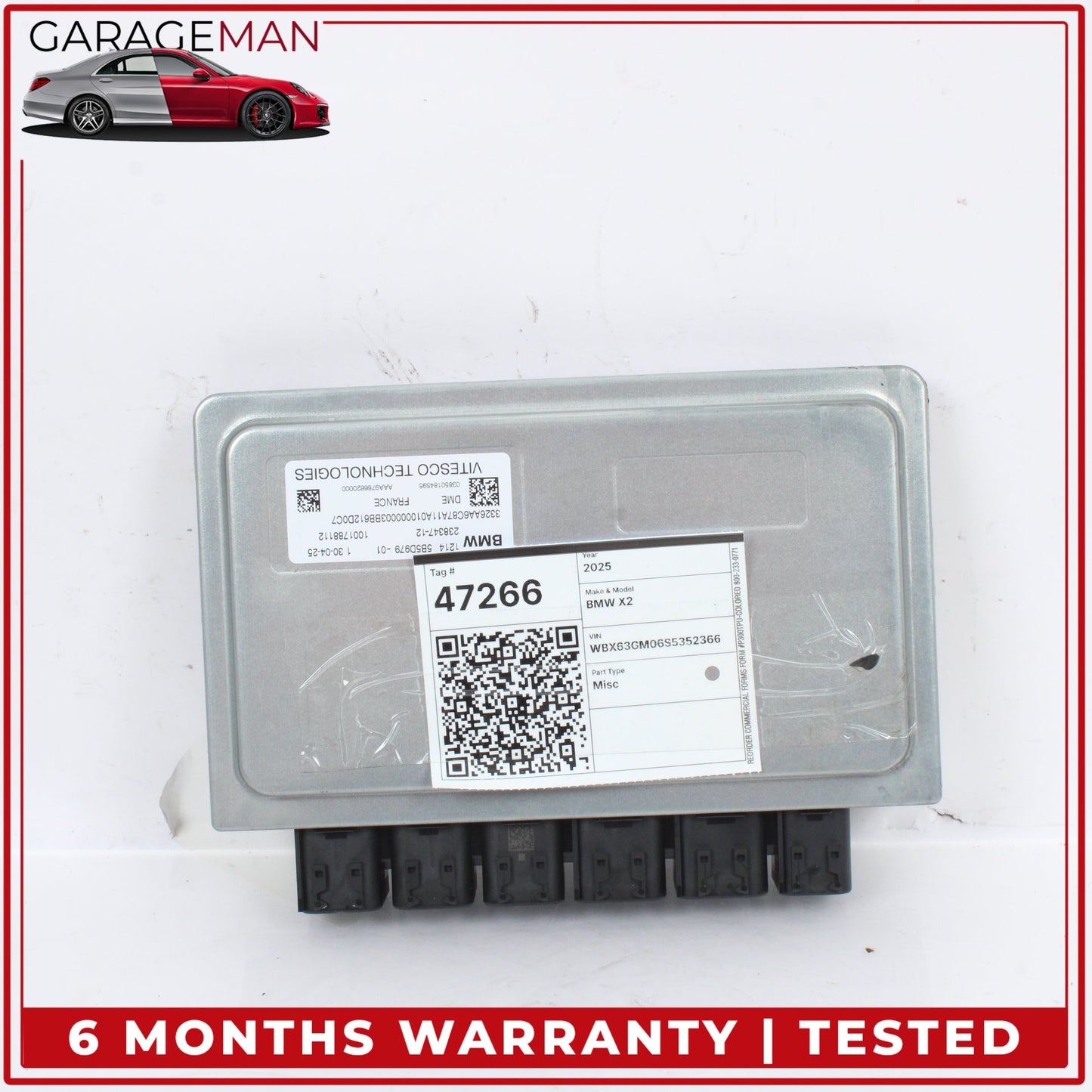 2024-2025 BMW X2 U10 SUV Engine Computer/ ECU 12145B5D979 OEM