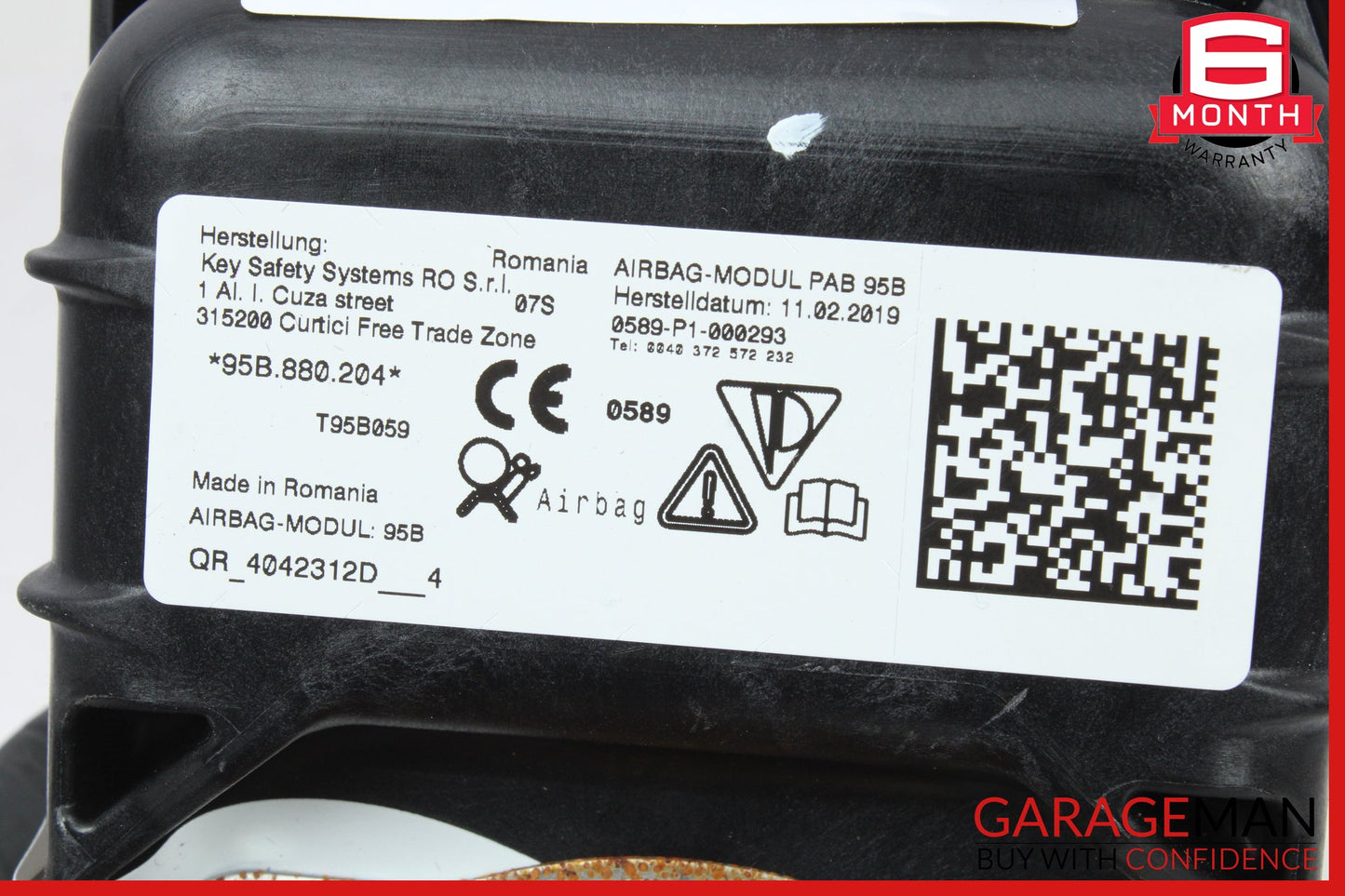 2015-2025 Porsche Macan 95B SUV Front Right Side Dash Airbag 95B880204 OEM