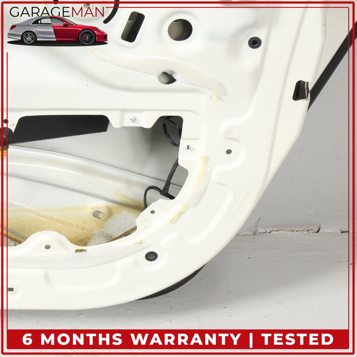 2008-2019 Maserati GranTurismo Coupe Front Right Door Shell White 68498600 OEM
