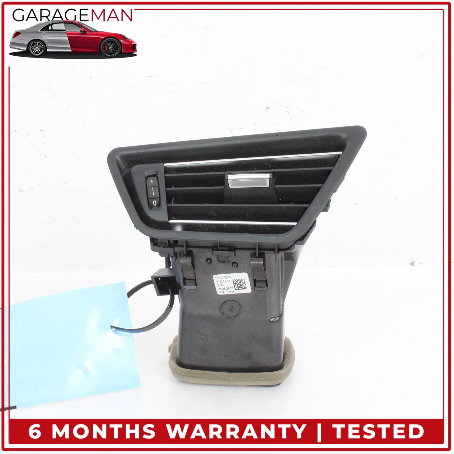 2012-2019 BMW 650i 640i F06 Front Right Side Dashboard AC Air Vent 9197485 OEM