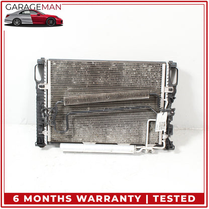 2006-2009 Mercedes-Benz E350 W211 Sedan Engine Cooling Radiator AC A/C Condenser 2115003702 OEM