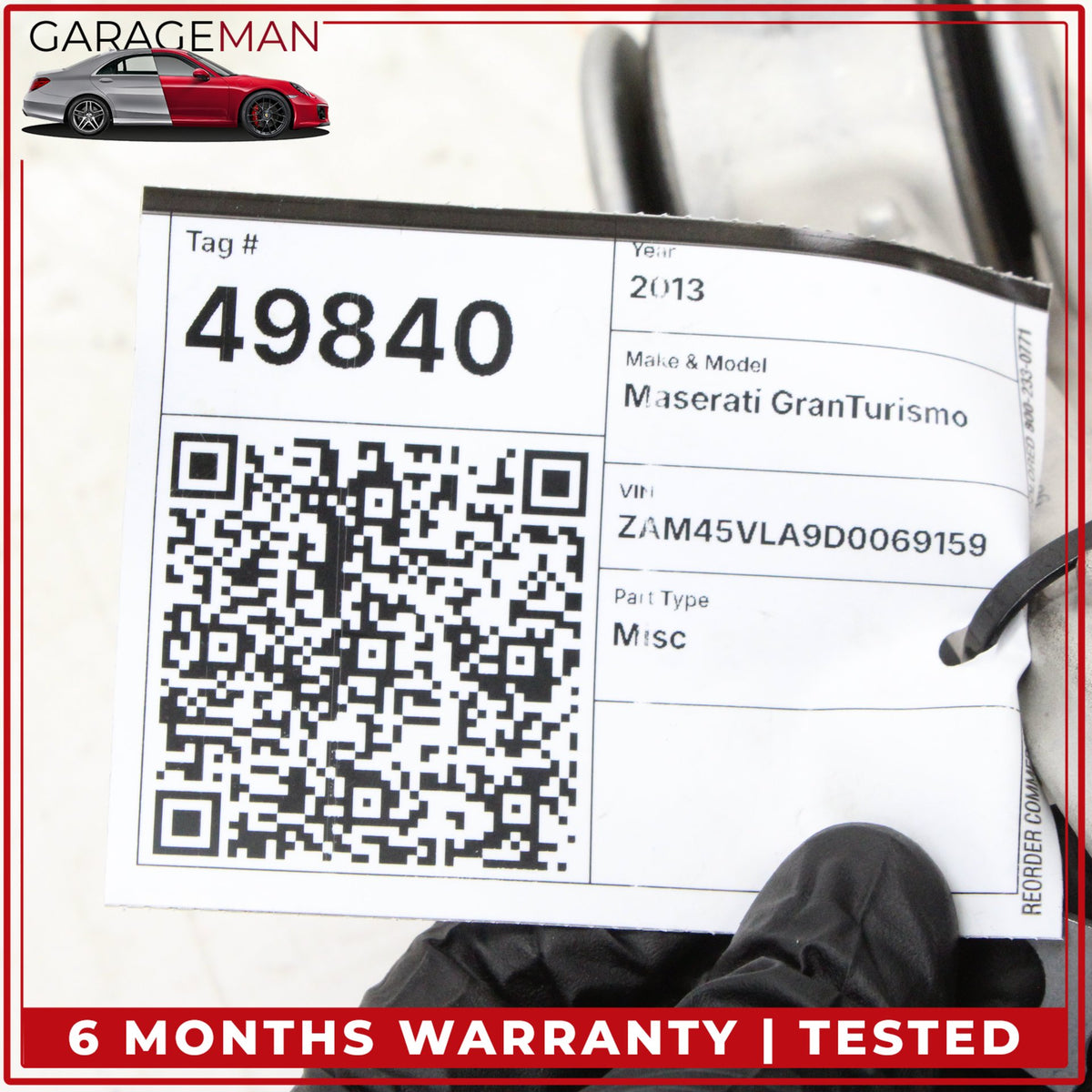 2011-2019 Maserati GranTurismo M145 Front Left Upper Control Arm 980139894 OEM