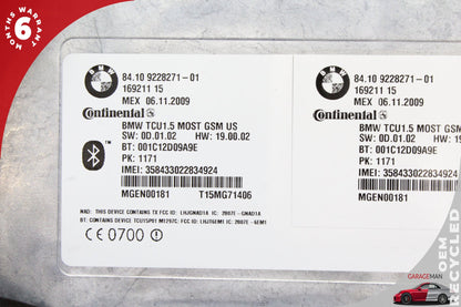 2007-2016 BMW 750i 328i Telematics Communication Control Module Unit 9228271 OEM