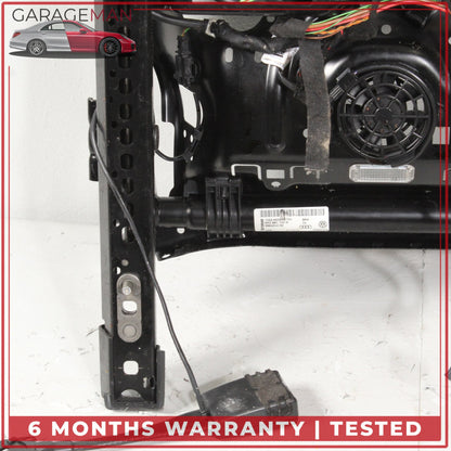 2012-2018 Audi A7 Front Left Driver Side Seat Track Rail Frame w/ Motor OEM