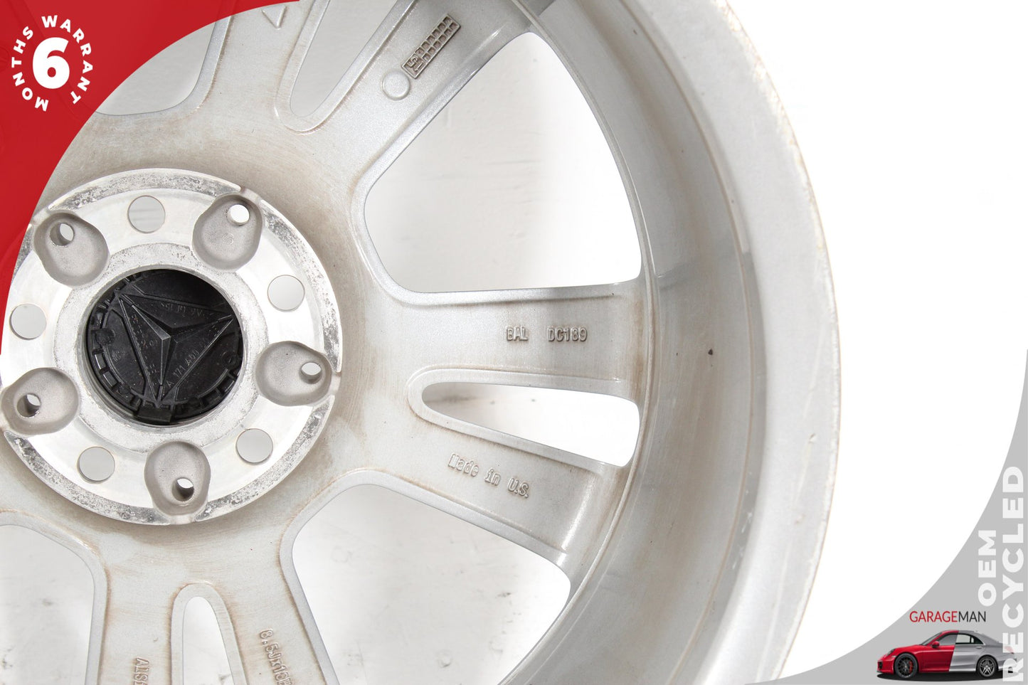 2015-2023 Mercedes W205 C300 C350e 8.5 x 18 18" Rear Wheel Rim 2054012902 OEM