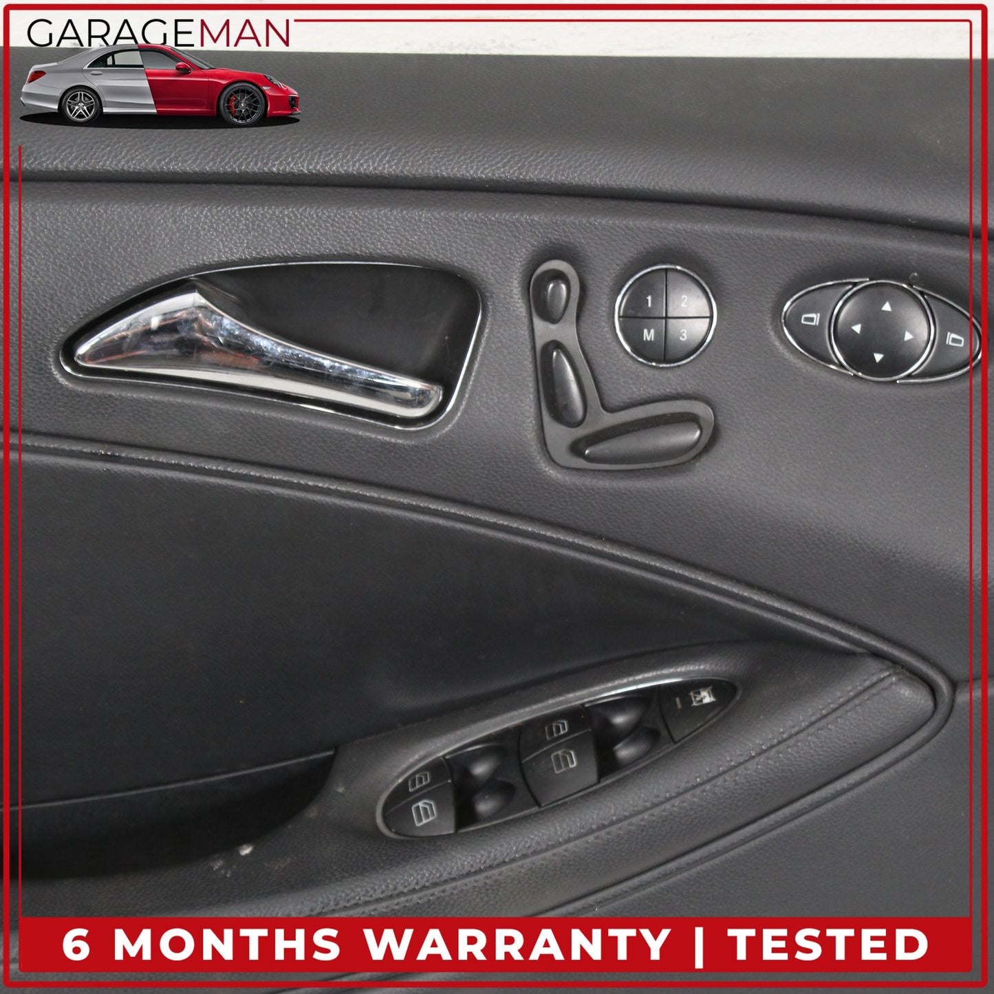 2006-2011 Mercedes W219 CLS550 Front Left Side Door Trim Panel w/ Switches OEM