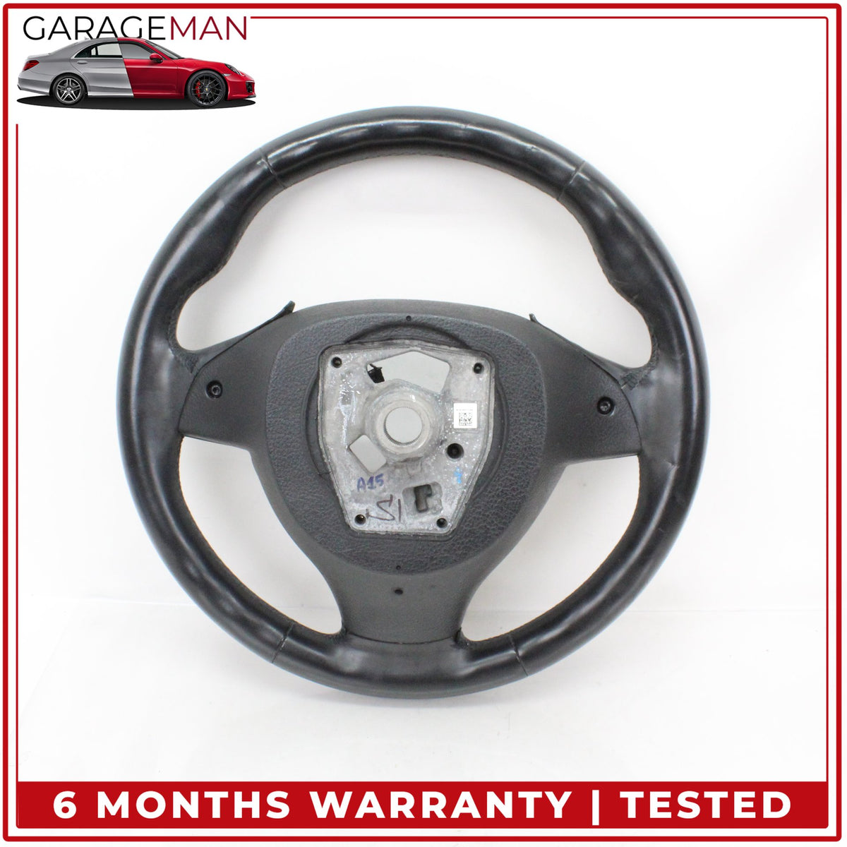 2010-2016 BMW 550i GT M-Sport Steering Wheel Black w/o Shifters 7842808 OEM