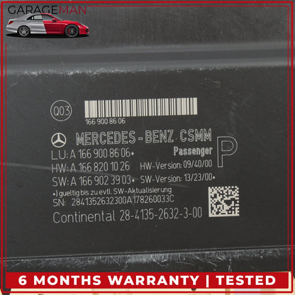 2012-2020 Mercedes X156 GLA250 Front Right Seat Control Module 1669008606 OEM