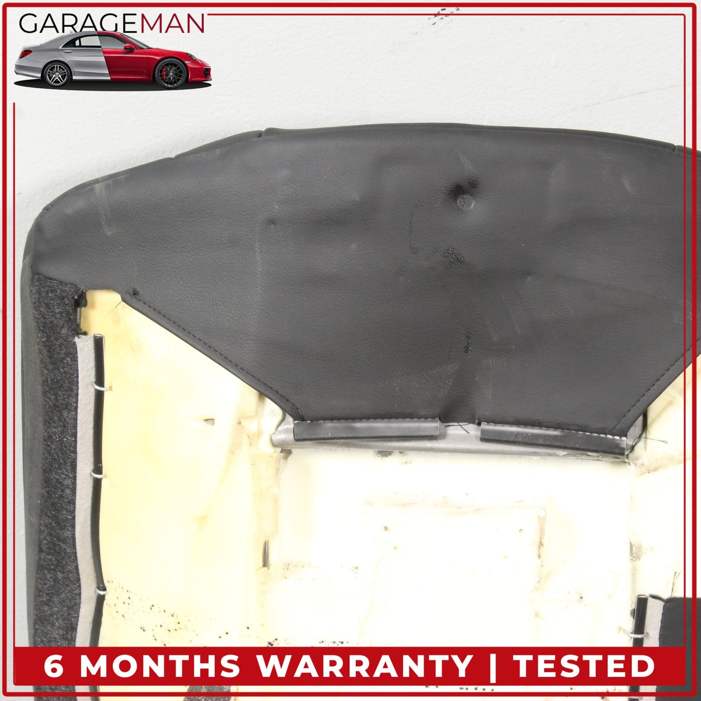 2013-2018 Maserati GranTurismo M145 Coupe Rear Top Upper Bench Seat Black OEM