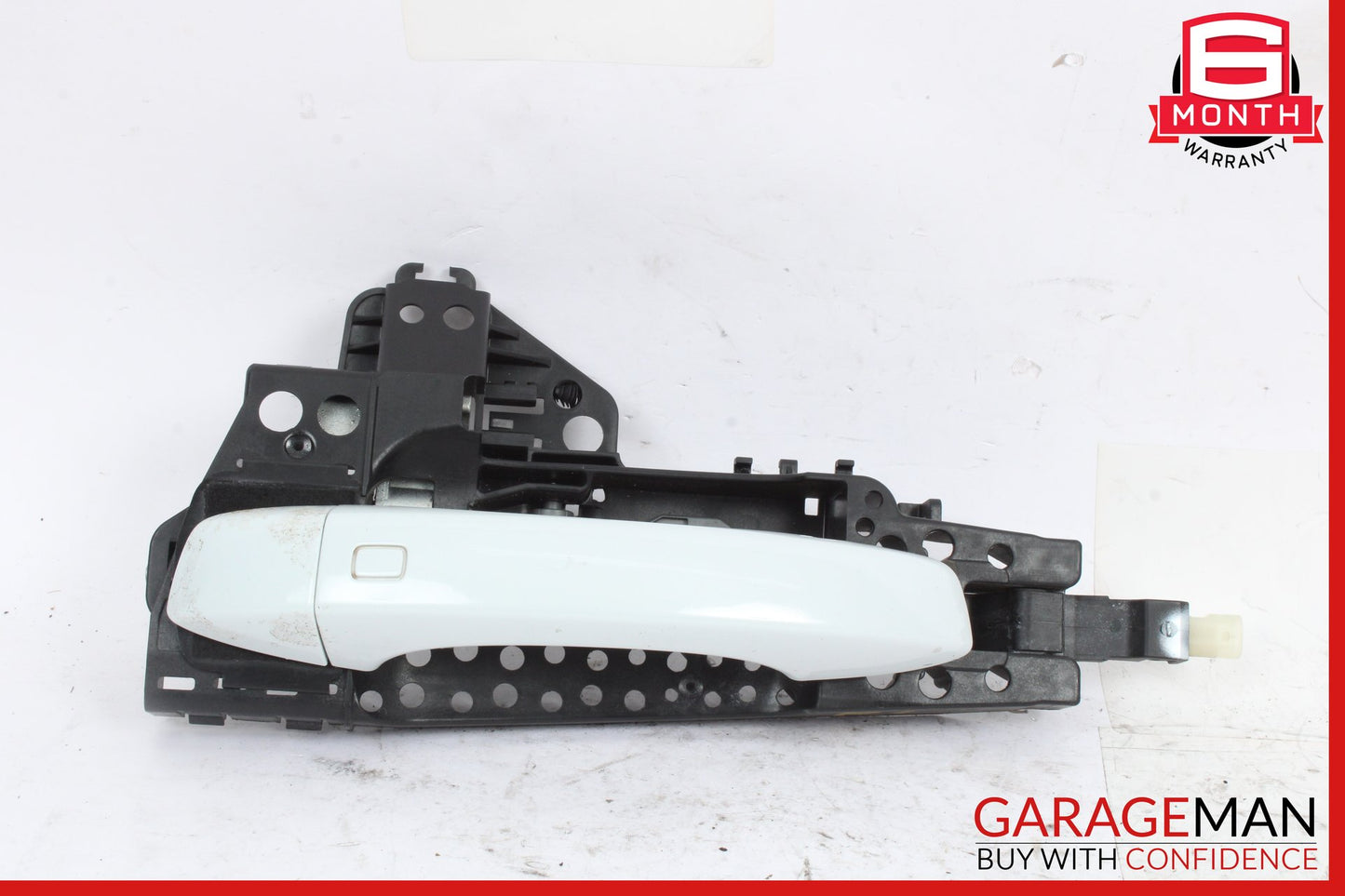 2012-2018 Audi S7 Rear Left Driver Side Exterior Door Handle White 4H0837885 OEM