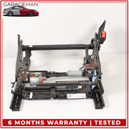 2017-2023 BMW 530e G30 Front Right Lower Seat Track Frame Rail w/ Motors OEM
