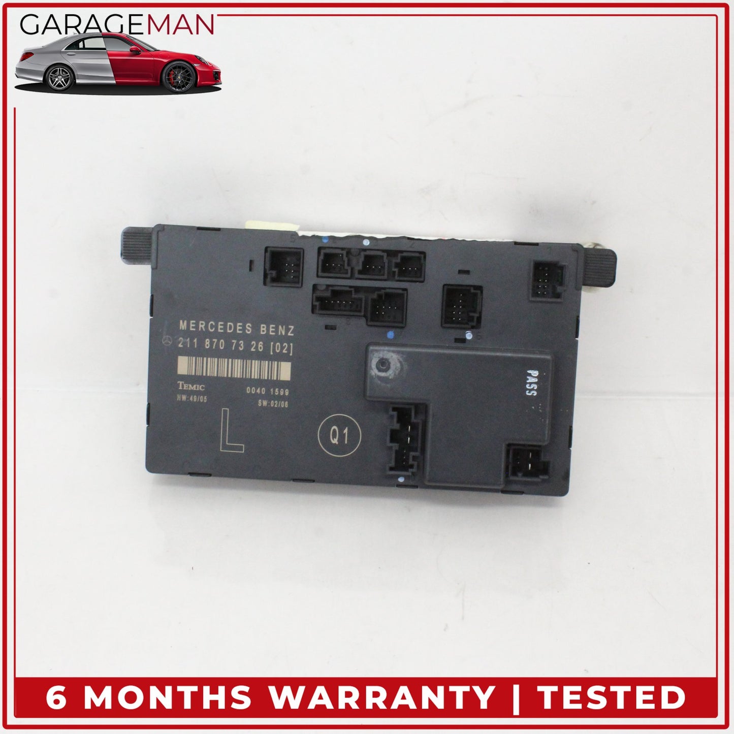 2003-2009 Mercedes W211 E350 E550 Front Left Door Control Module 2118208185 OEM